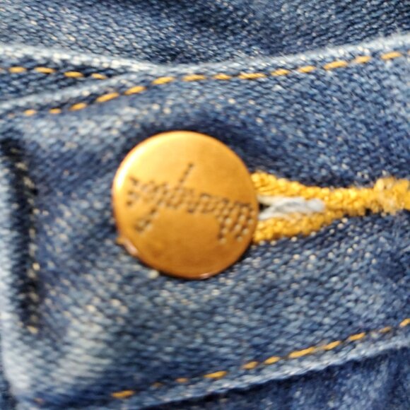 Wrangler Jeans Mens 30x30 Blue Classic Fit Cotton Denim Bootcut 936PWD - Picture 8 of 11